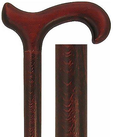 Dark Rosewood Derby Cane - Stained Beechwood - Tophatter Daily Deals
