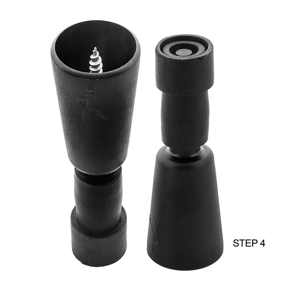 Combi Tip: DIY or Replacement for Hiking Staff Flasks Tippling Walking Canes - Tophatter Daily Deals