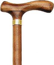 Scorched Fritz Walking Cane: Beechwood Shaft Design Fritz Handle Walking Canes - Tophatter Daily Deals
