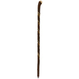 Artisan Crafted: Flamed Chestnut Shaft with Root Knobbed Handle Knobbed Walking Sticks - Tophatter Daily Deals