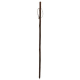 Sturdy Chestnut Hiking Staff - Combi Tip, Stained Natural Wood Hiking Staffs - Tophatter Daily Deals