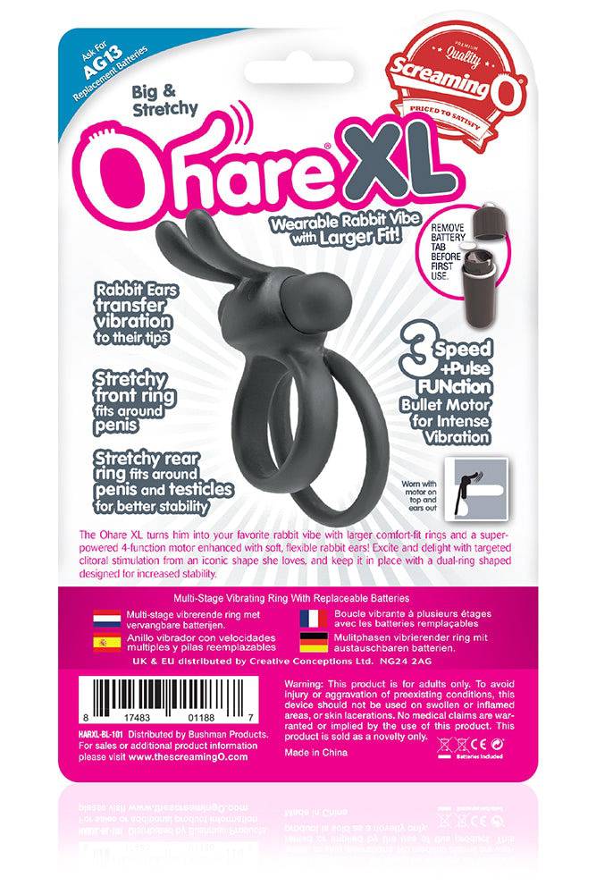 Screaming O - O Hare XL Vibrating Double Cock Ring - Various Colors Sex Toy - Tophatter Daily Deals