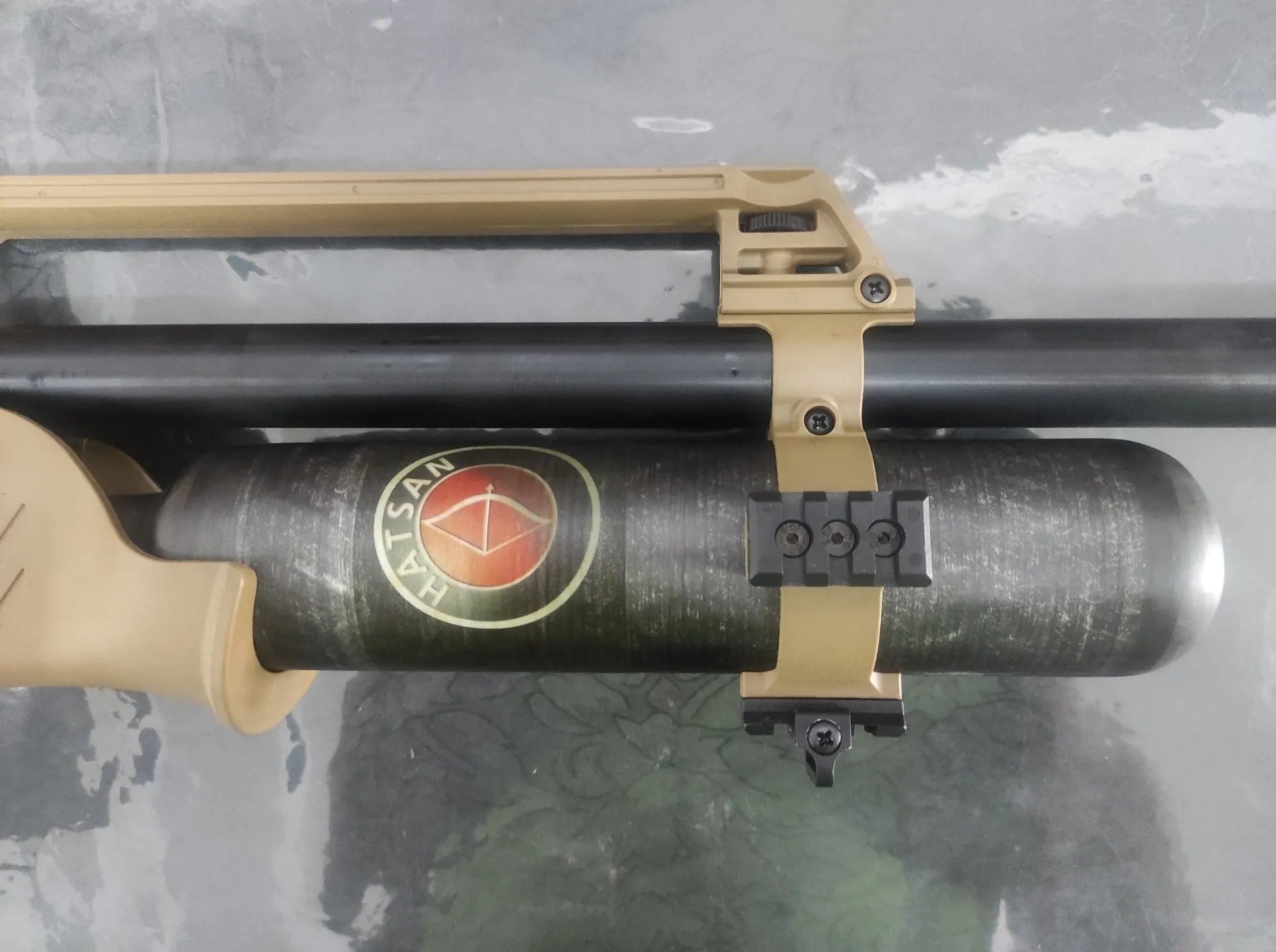 HATSAN BLITZ FDE FULL AUTO PCP RIFLE, .22 CAL - Tophatter's Army Deals RIFLES - Tophatter Daily Deals