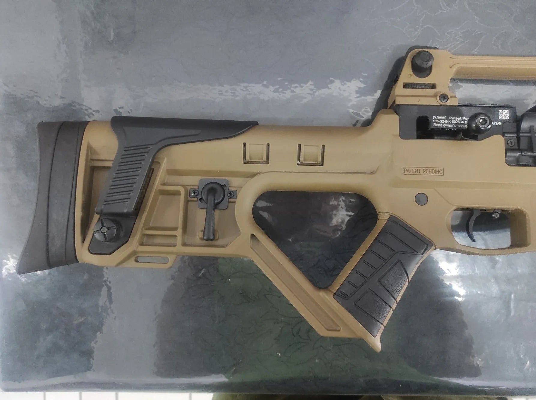 HATSAN BLITZ FDE FULL AUTO PCP RIFLE, .22 CAL - Tophatter's Army Deals RIFLES - Tophatter Daily Deals