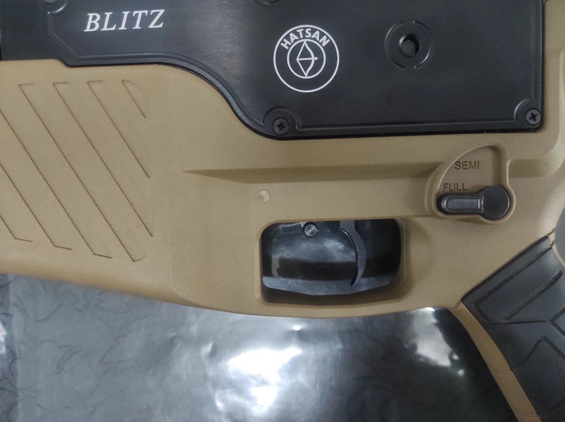 HATSAN BLITZ FDE FULL AUTO PCP RIFLE, .22 CAL - Tophatter's Army Deals RIFLES - Tophatter Daily Deals