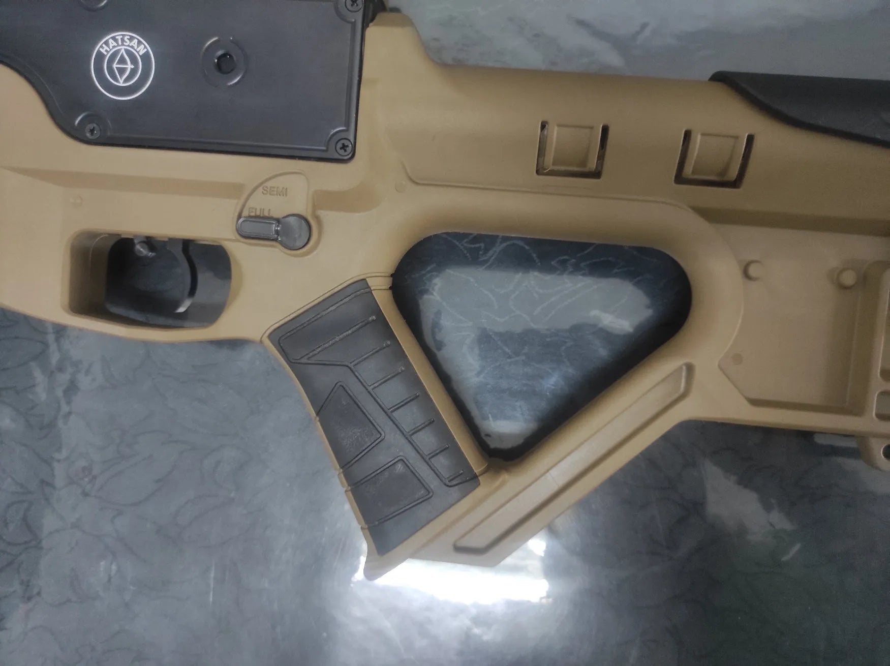 HATSAN BLITZ FDE FULL AUTO PCP RIFLE, .22 CAL - Tophatter's Army Deals RIFLES - Tophatter Daily Deals