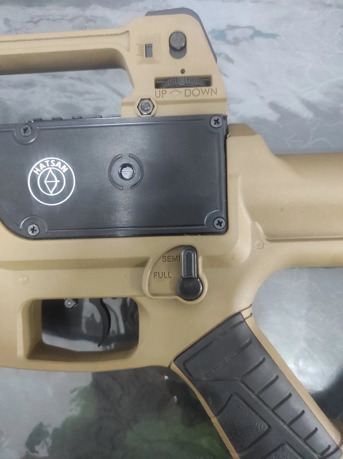 HATSAN BLITZ FDE FULL AUTO PCP RIFLE, .22 CAL - Tophatter's Army Deals RIFLES - Tophatter Daily Deals