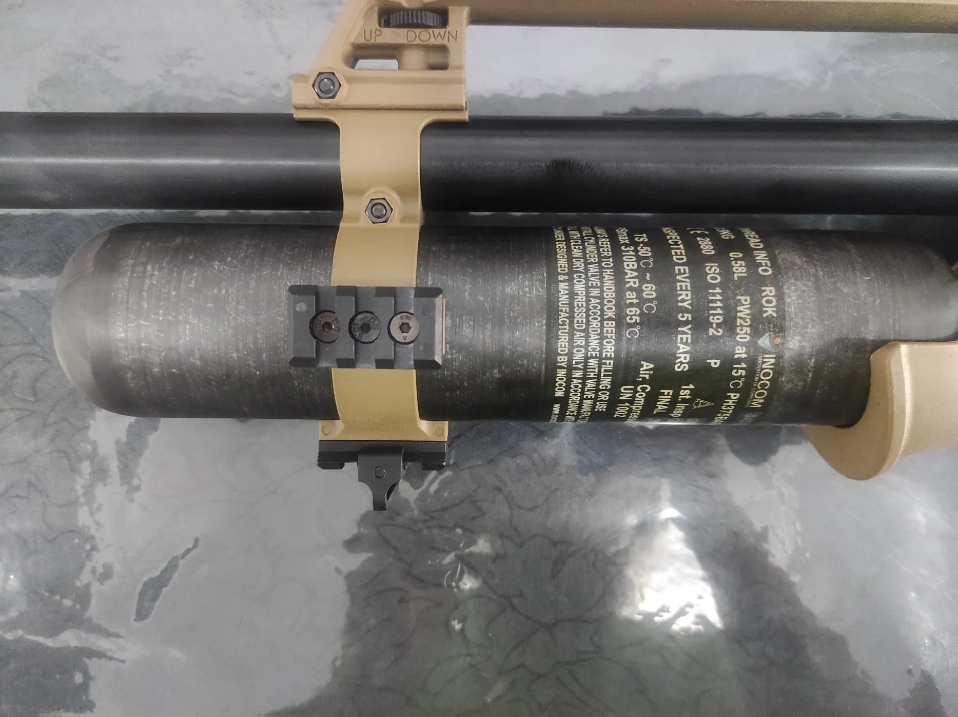 HATSAN BLITZ FDE FULL AUTO PCP RIFLE, .22 CAL - Tophatter's Army Deals RIFLES - Tophatter Daily Deals
