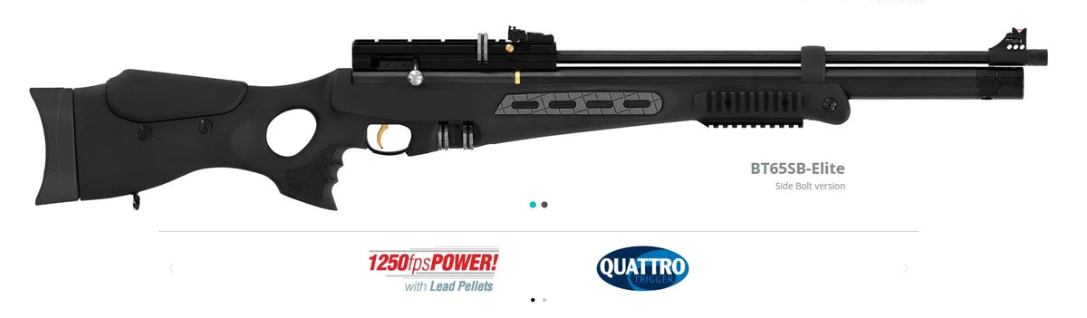 HATSAN BT65 (SB) ELITE PCP RIFLE KIT - .22 CAL - Tophatter's Army Deals RIFLES - Tophatter Daily Deals