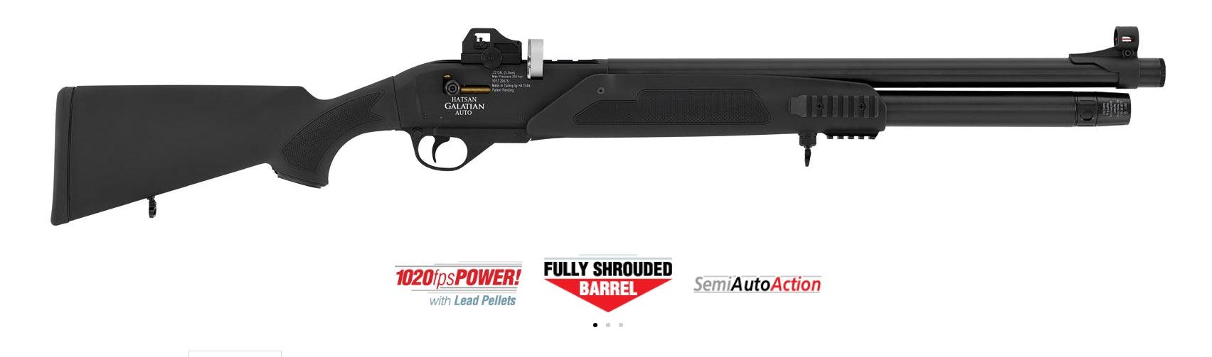 HATSAN GALATIAN AUTO VI PCP RIFLE (SYNTH) .22 CAL - Tophatter's Army Deals RIFLES - Tophatter Daily Deals