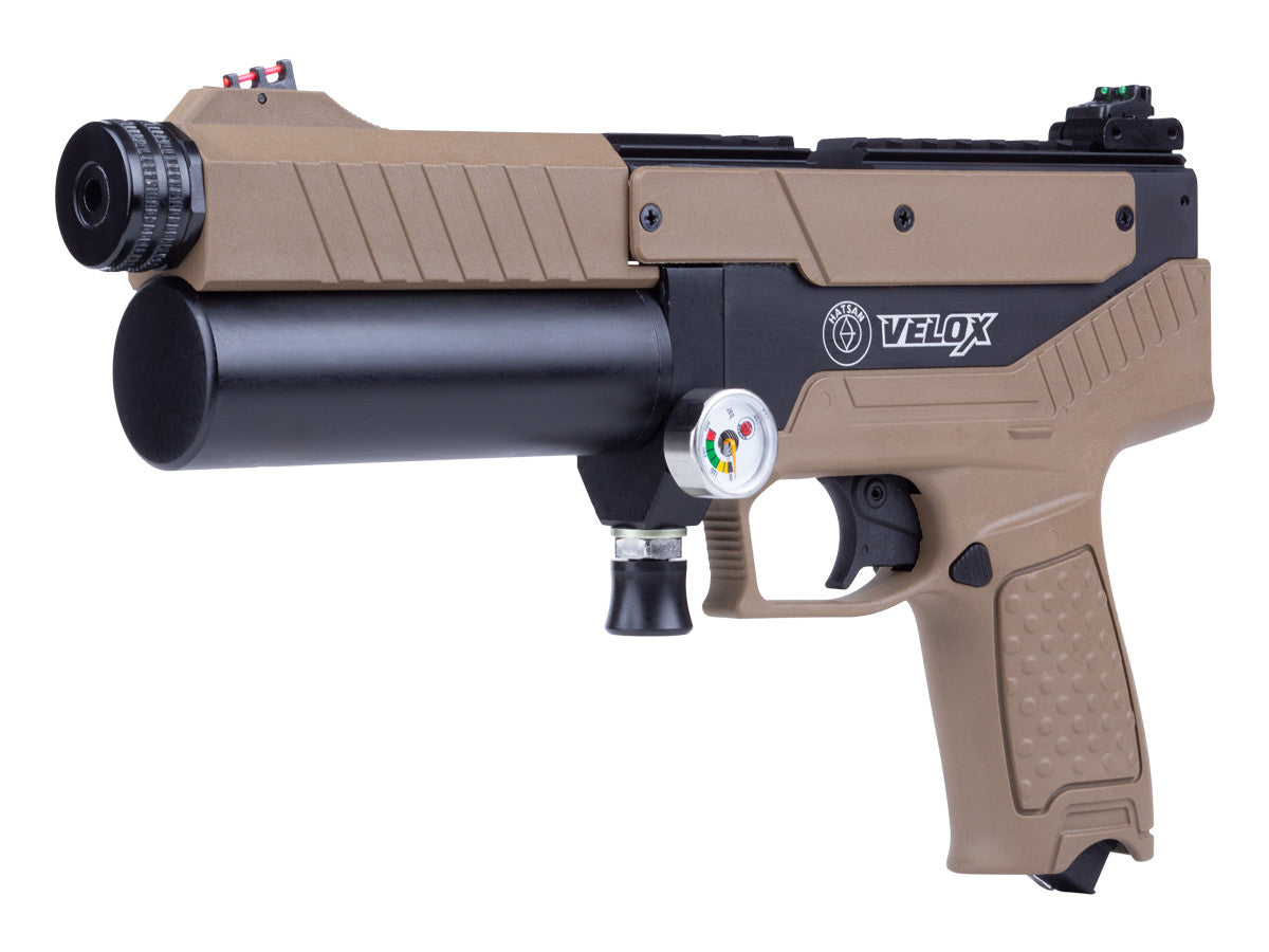 HATSAN VELOX SEMIAUTO PCP PISTOL FDE - .22 CAL - Tophatter's Army Deals PISTOLS - Tophatter Daily Deals