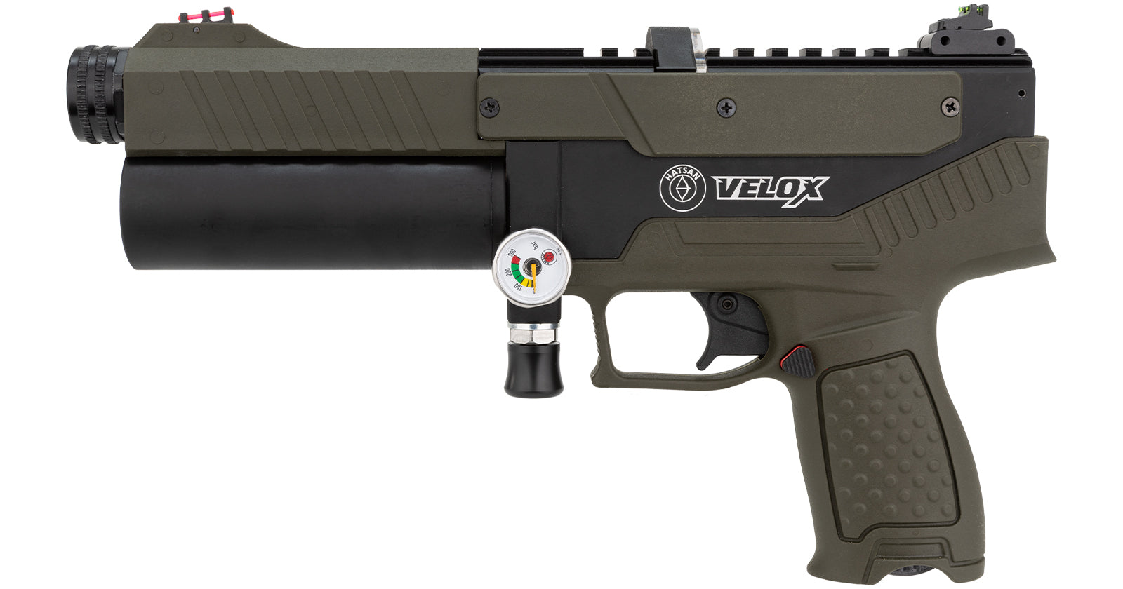 HATSAN VELOX SEMIAUTO PCP PISTOL O/DRAB - .22 - Tophatter's Army Deals PISTOLS - Tophatter Daily Deals