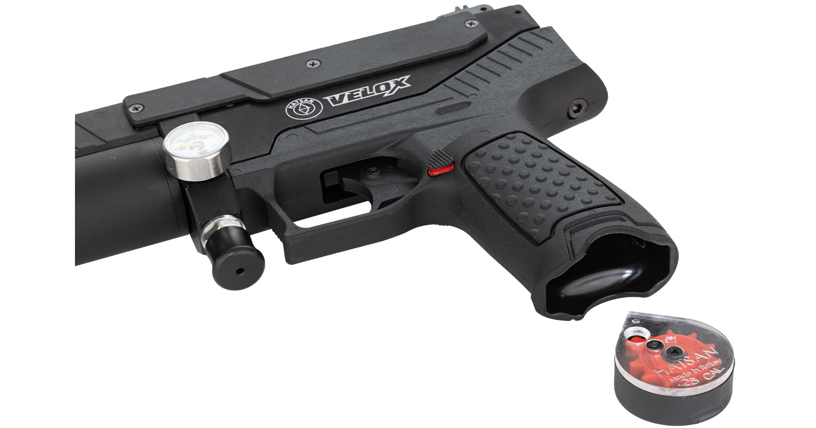 HATSAN VELOX SEMIAUTO PCP PISTOL O/DRAB - .22 - Tophatter's Army Deals PISTOLS - Tophatter Daily Deals