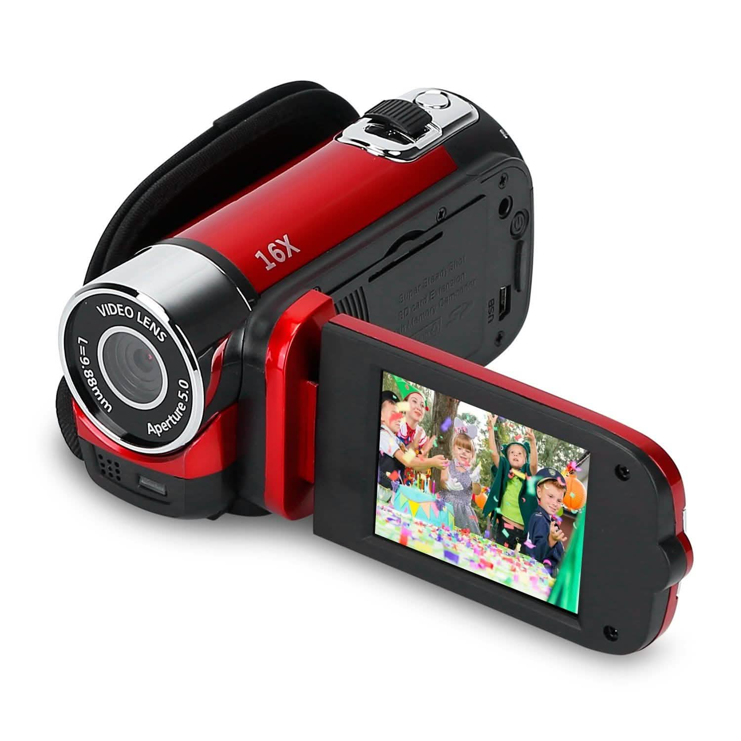 HD 1080P Digital Video Camcorder 16x Zoom DV Camera Cameras & Drones - Tophatter Daily Deals