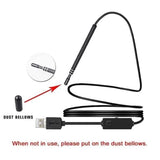 HD LED Ear Endoscope Otoscope Camera Wax Pick Cleaning Tool Ear Endoscope - Tophatter Daily Deals