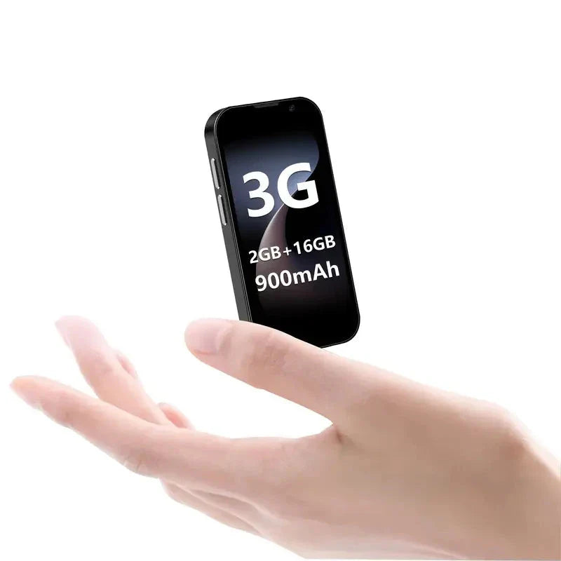 HD Mini Pocket-Sized Unlocked Smartphone for Android with WiFi, GPS, Touch Screen, and Dual SIM Slots Black Unbranded Smartphone - Tophatter Daily Deals