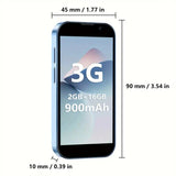 HD Mini Pocket-Sized Unlocked Smartphone for Android with WiFi, GPS, Touch Screen, and Dual SIM Slots Unbranded Smartphone - Tophatter Daily Deals