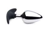 Dark Invader Metal and Silicone Weighted Large Anal Plug > Anal Range > Butt Plugs - Tophatter Daily Deals