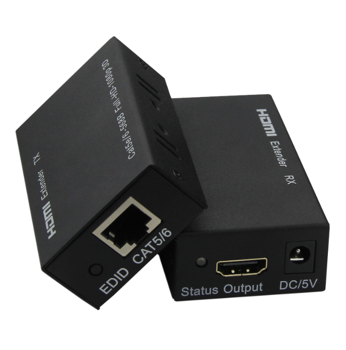HDMI 1080P EXTENDER VIA CAT 5E/CAT6 - 60M - Tophatter's Army Deals CCTV - Tophatter Daily Deals