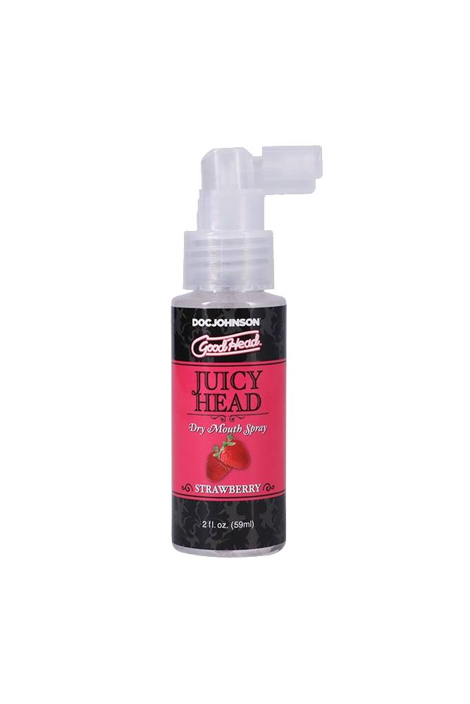 Doc Johnson - GoodHead - Juicy Head Dry Mouth Spray - Strawberry - 2 oz Liquid - Tophatter Daily Deals