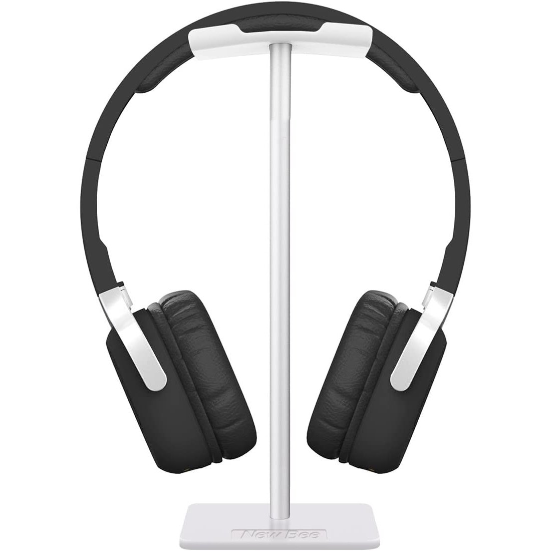 Headphone Stand with Aluminum Supporting Bar Flexible Headrest Silver Stands - Tophatter Daily Deals