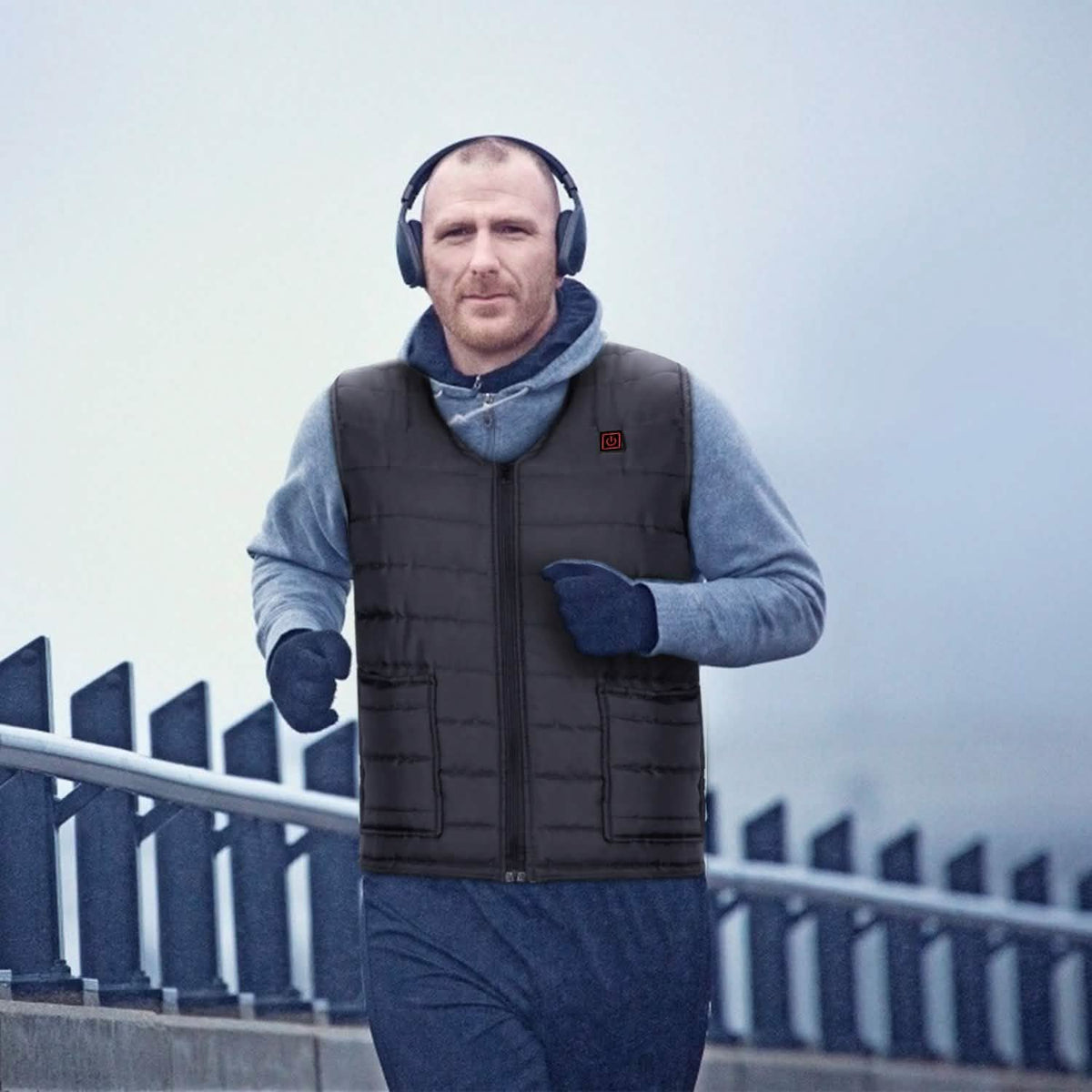 Heat Jacket Vest Men's Outerwear - Tophatter Daily Deals