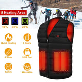Heat Jacket Vest Men's Outerwear - Tophatter Daily Deals