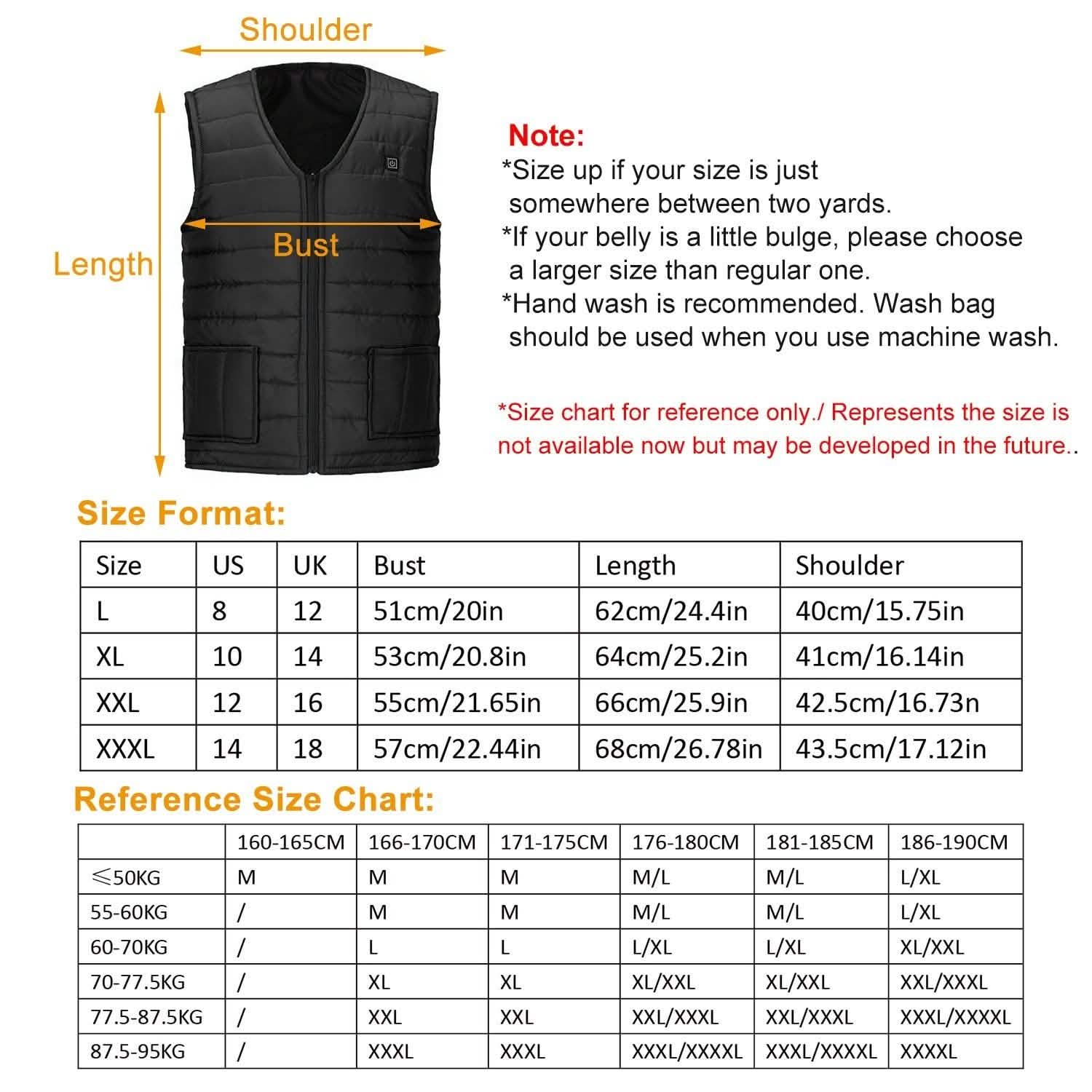 Heat Jacket Vest Men's Outerwear - Tophatter Daily Deals