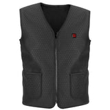 Heat Jacket Vest with 3 Adjustable Temperatures Men's Outerwear - Tophatter Daily Deals
