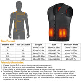 Heat Jacket Vest with 3 Adjustable Temperatures Men's Outerwear - Tophatter Daily Deals
