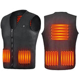 Heat Jacket Vest with 3 Adjustable Temperatures Men's Outerwear - Tophatter Daily Deals
