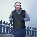 Heat Jacket Vest with 3 Adjustable Temperatures Men's Outerwear - Tophatter Daily Deals