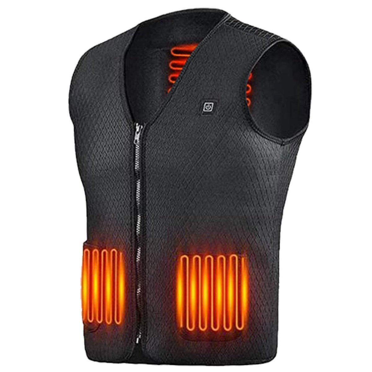 Heat Jacket Vest with 3 Adjustable Temperatures Men's Outerwear - Tophatter Daily Deals
