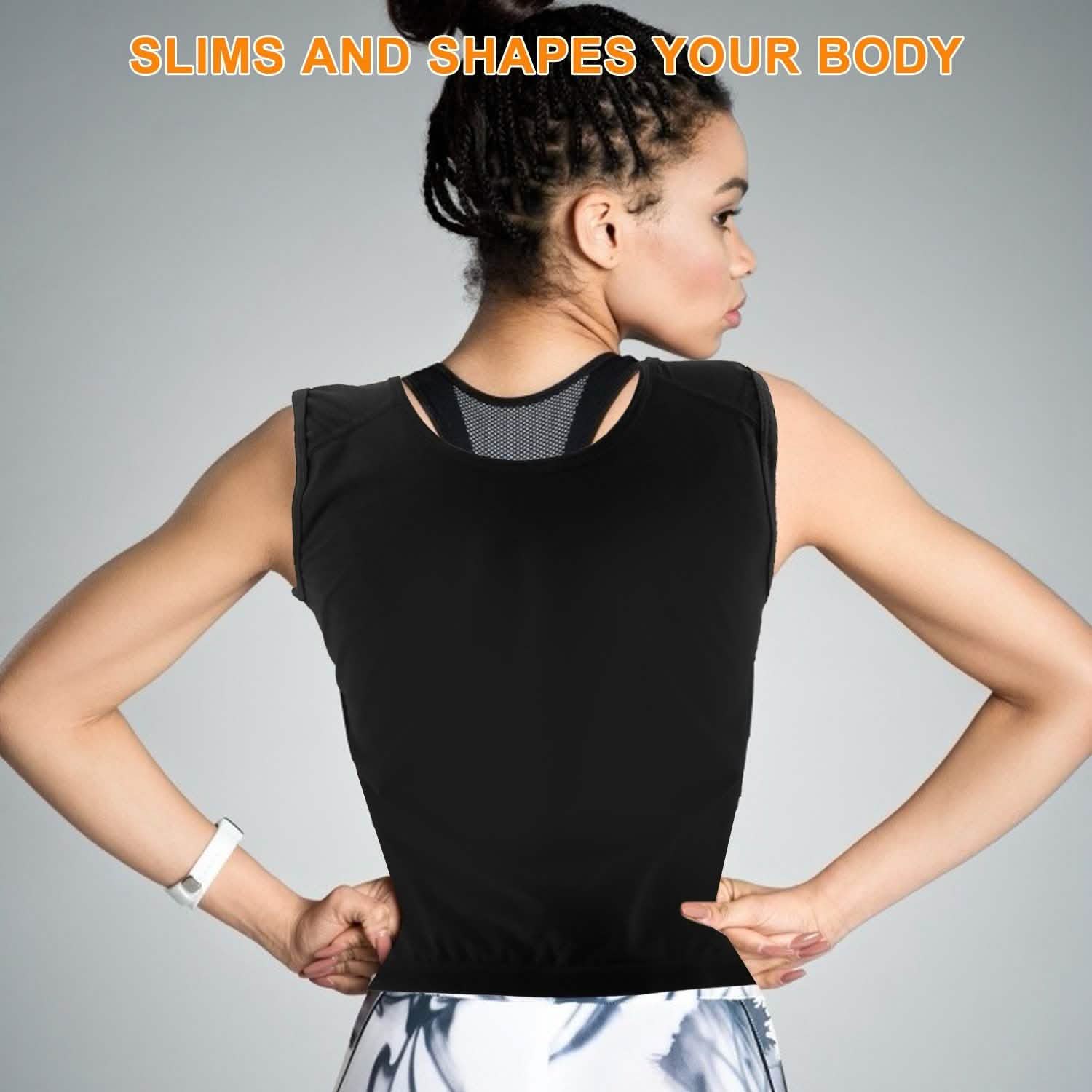 Heat Trapping Pullover Sweat Gym Vest Fitness & Exercise - Tophatter Daily Deals