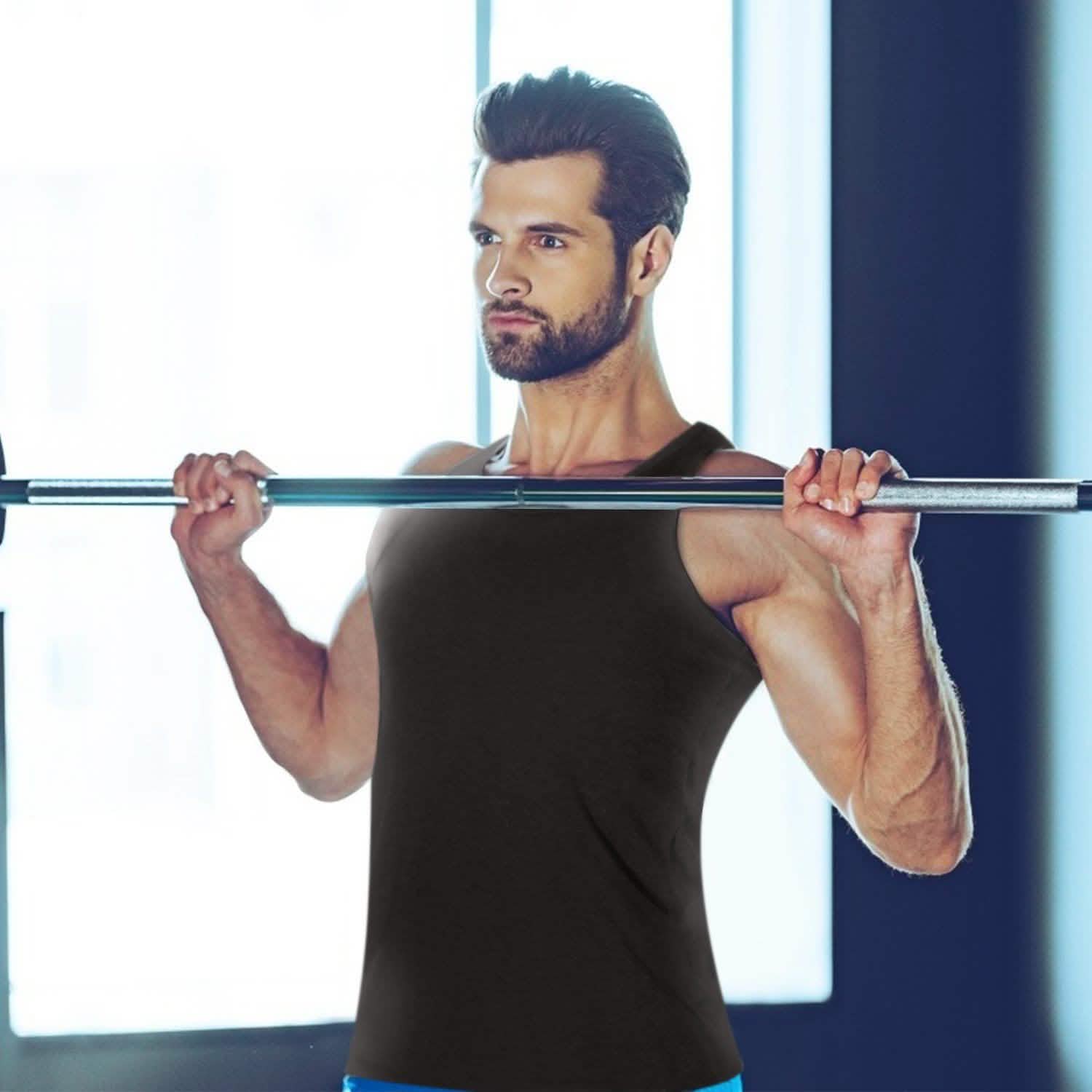 Heat Trapping Pullover Sweat Gym Vest Fitness & Exercise - Tophatter Daily Deals