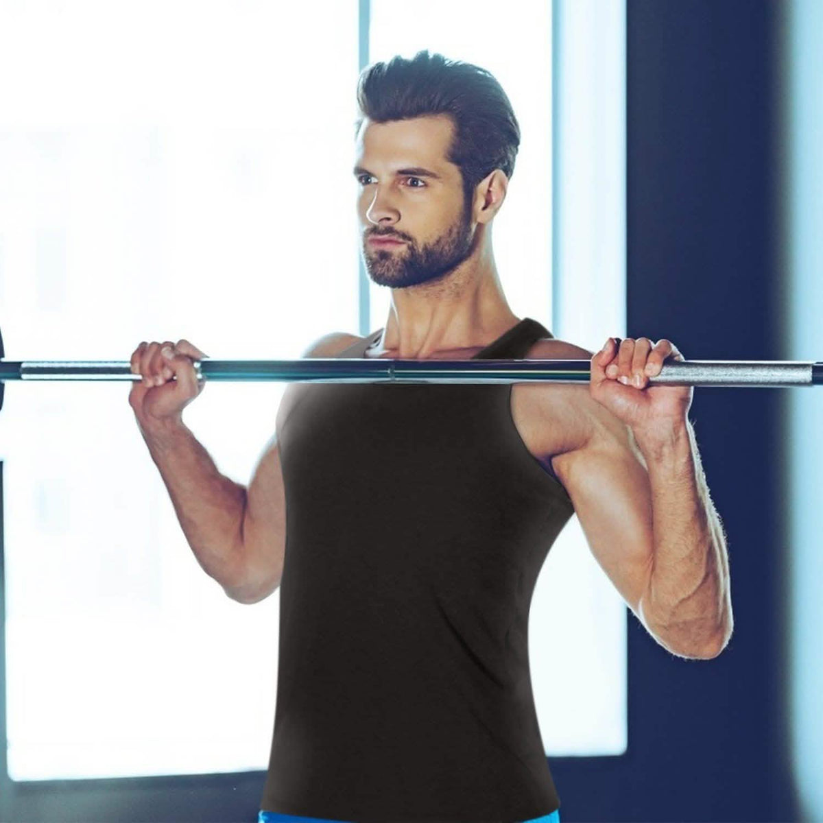 Heat Trapping Pullover Sweat Gym Vest Fitness & Exercise - Tophatter Daily Deals