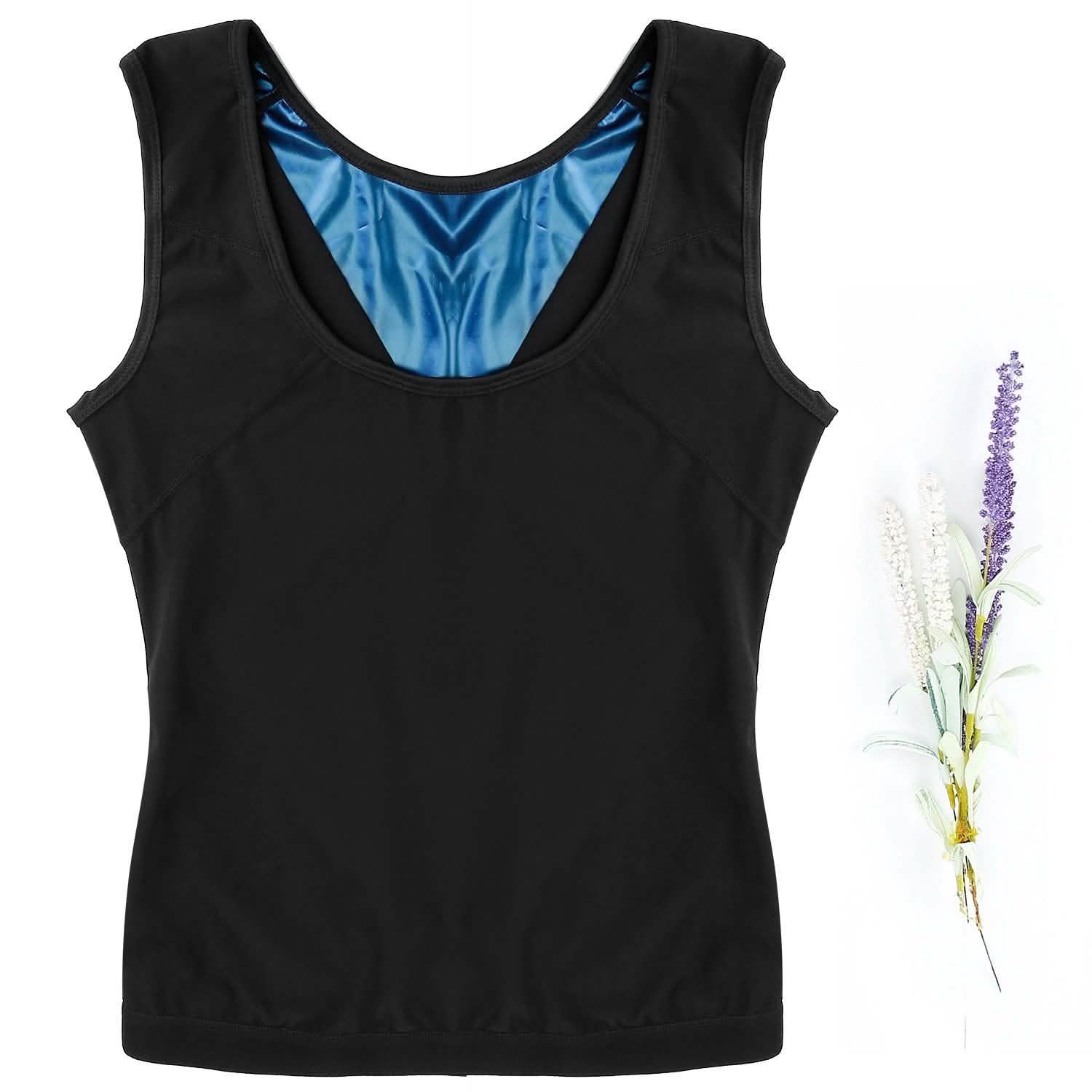 Heat Trapping Pullover Sweat Gym Vest Fitness & Exercise - Tophatter Daily Deals