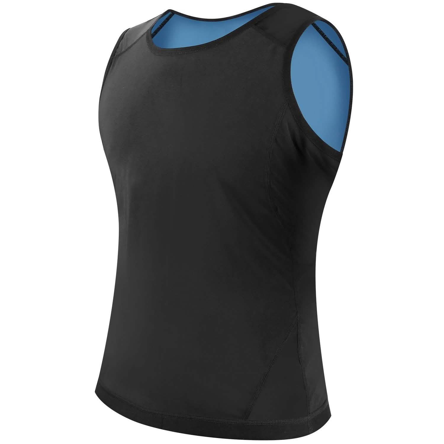 Heat Trapping Pullover Sweat Gym Vest Men Fitness & Exercise - Tophatter Daily Deals