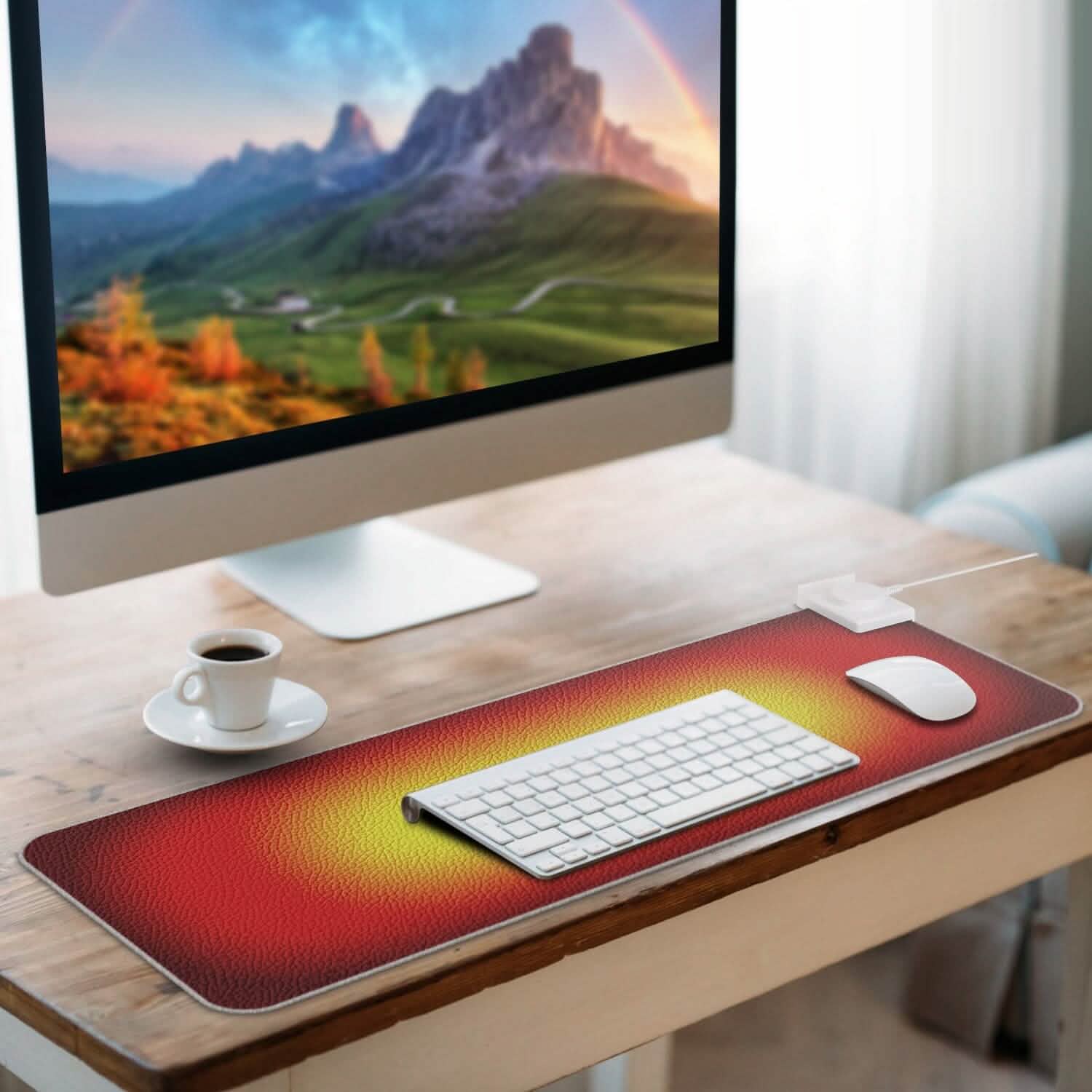 Heated Gaming Mouse Pad Large Computer Accessories - Tophatter Daily Deals