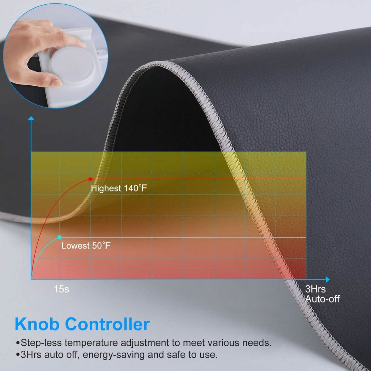 Heated Gaming Mouse Pad Large Computer Accessories - Tophatter Daily Deals