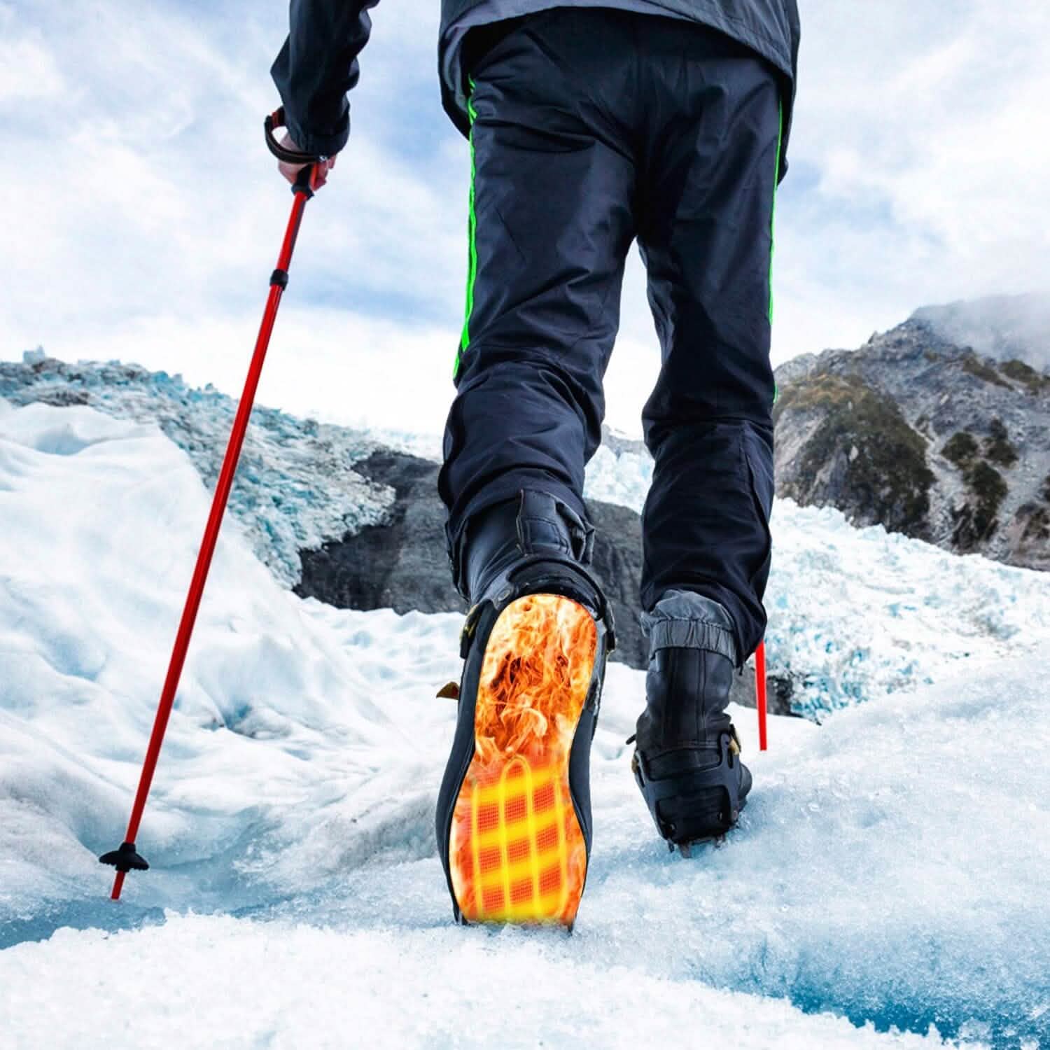 Heated Insoles Electric Heated Foot Warmer Outdoor Recreation - Tophatter Daily Deals