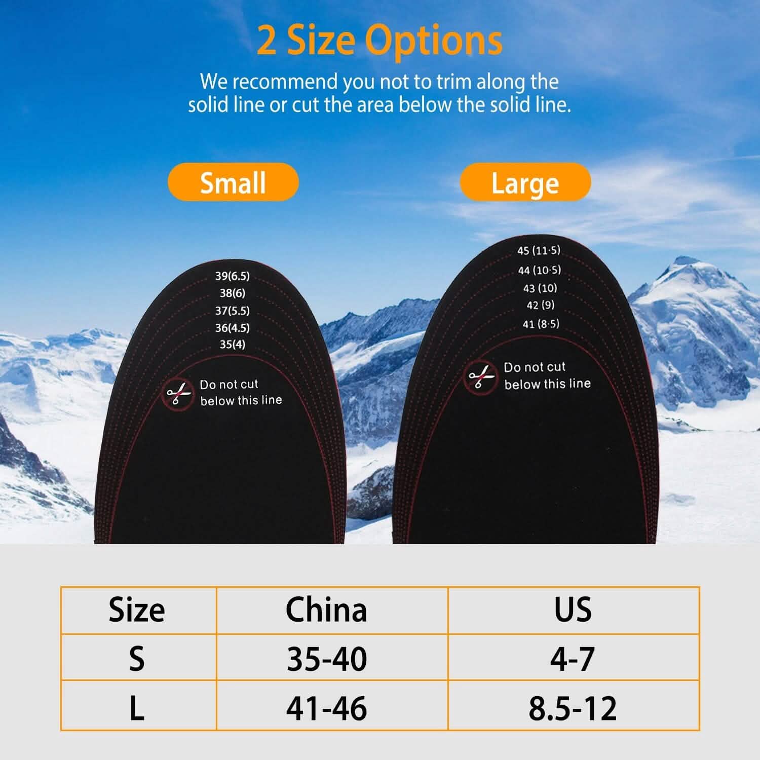Heated Insoles Electric Heated Foot Warmer Outdoor Recreation - Tophatter Daily Deals
