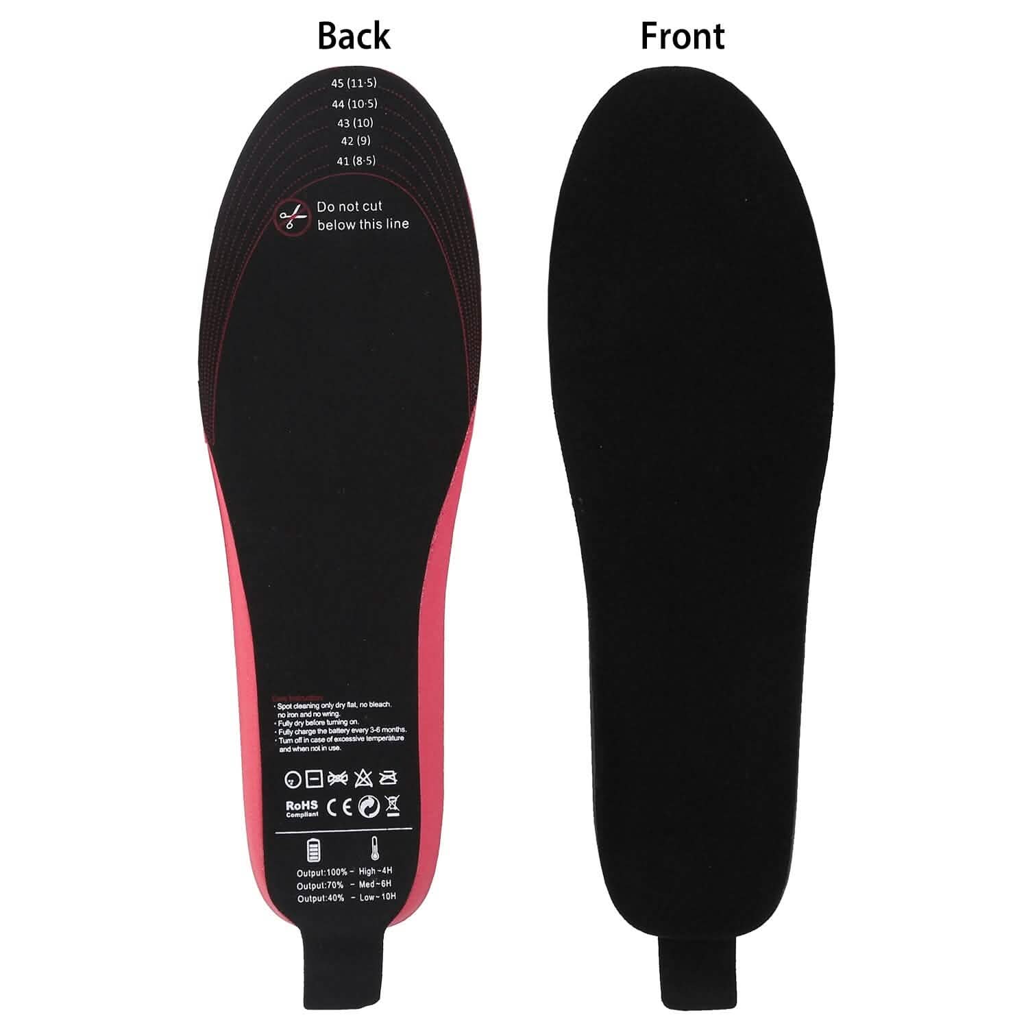 Heated Insoles Electric Heated Foot Warmer Outdoor Recreation - Tophatter Daily Deals