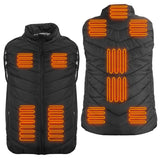 Heated Vest Electric USB Jacket with 3 Temperature Levels Outdoor Recreation - Tophatter Daily Deals