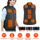 Heated Vest Electric USB Jacket with 3 Temperature Levels Outdoor Recreation - Tophatter Daily Deals