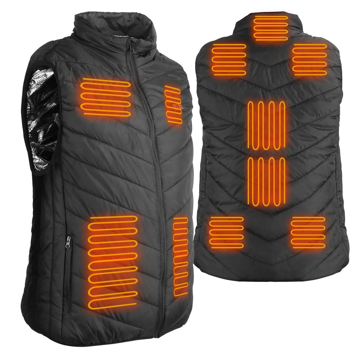 Heated Vest Electric USB Jacket with 3 Temperature Levels Outdoor Recreation - Tophatter Daily Deals