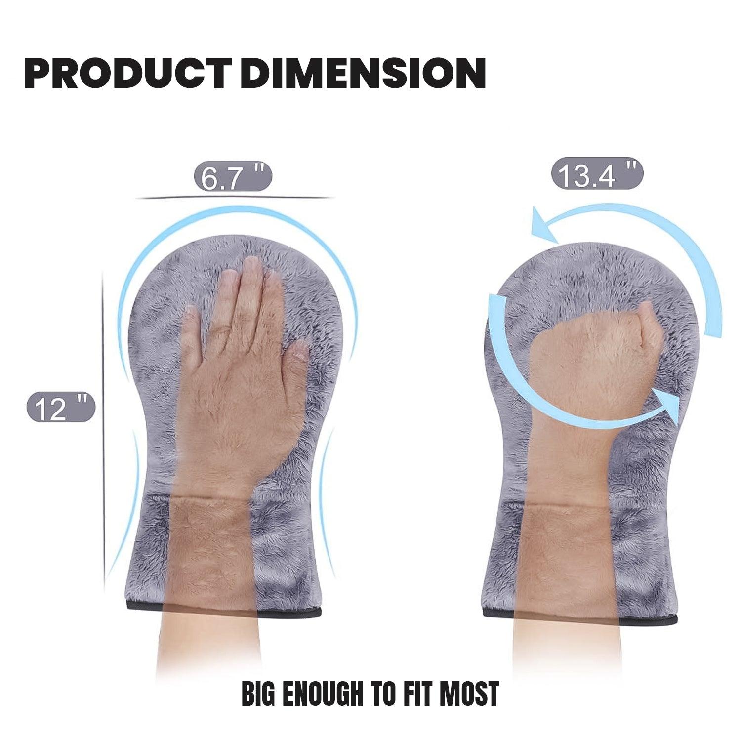 Arthritis Warming Mittens - Microwavable Heated Mittens for Hand Therapy | Warming Gloves for Women and Men | Trigger Finger or Carpal Tunnel | Unscented Heating Mitts Health Care - Tophatter Daily Deals