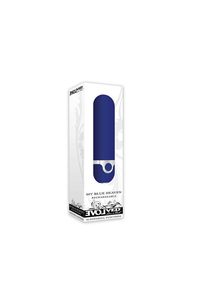 Evolved - My Blue Heaven Rechargeable Bullet - Blue Sex Toy - Tophatter Daily Deals