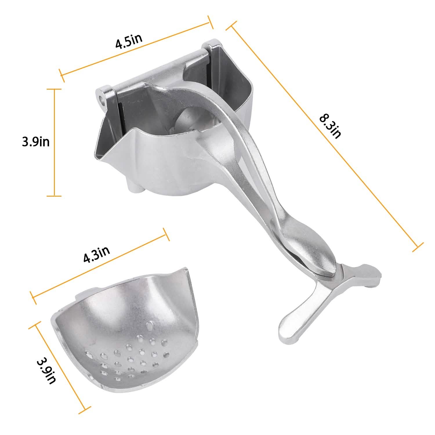 Heavy Duty Manual Fruit Juice Extractor Kitchen Tools & Gadgets - Tophatter Daily Deals