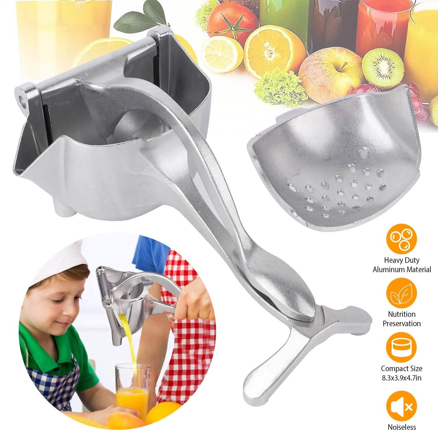Heavy Duty Manual Fruit Juice Extractor Kitchen Tools & Gadgets - Tophatter Daily Deals